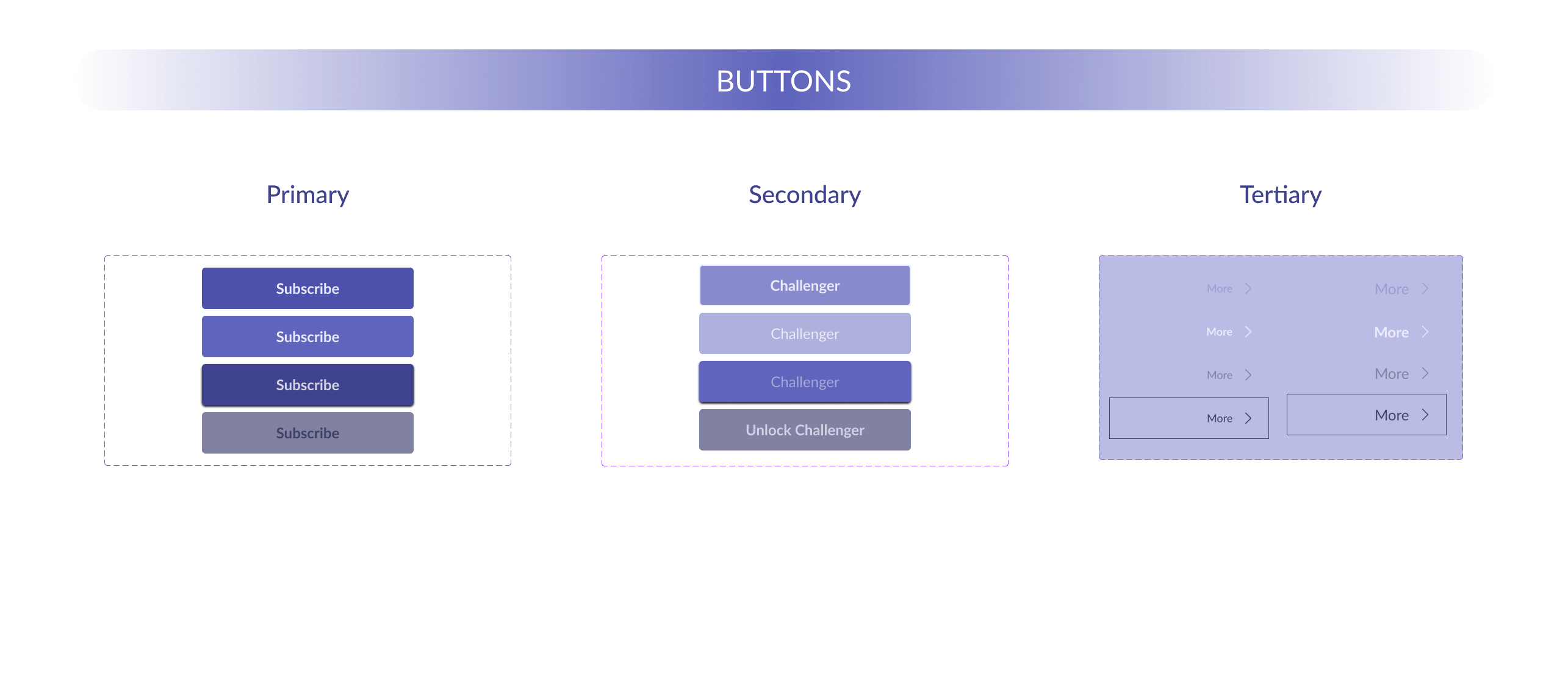 CosmoSavvy UI Kit Design - Buttons