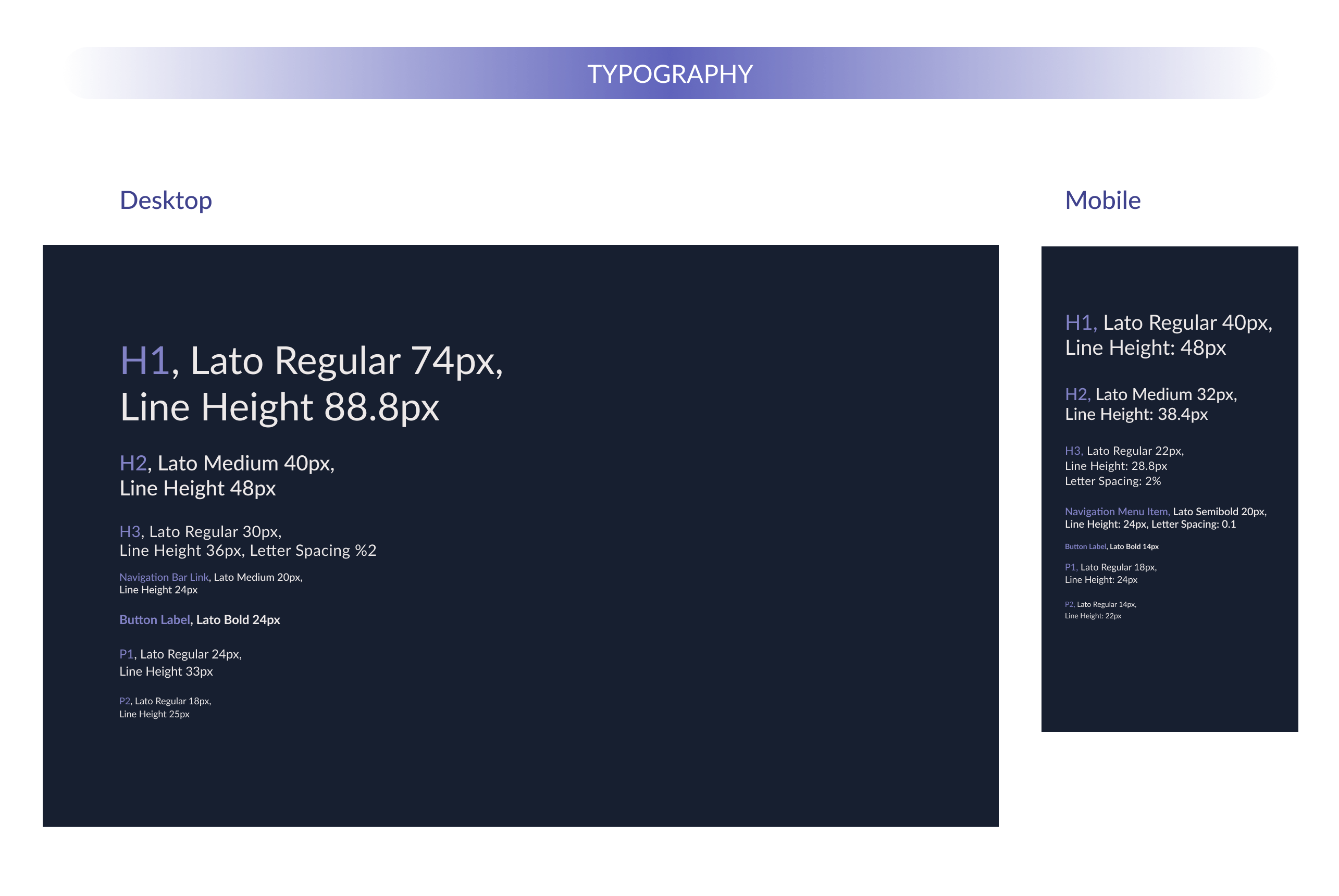 CosmoSavvy UI Kit Design - Typography